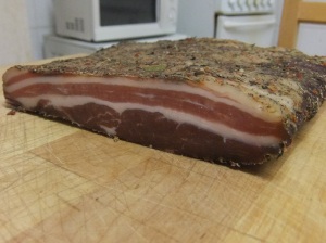 Pancetta, Pork, Bacon, Cured, Herb Crust